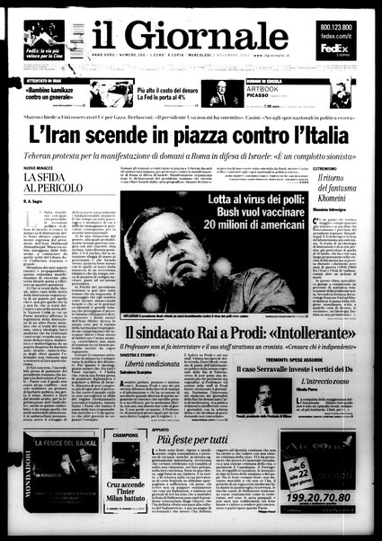 Il giornale : quotidiano del mattino